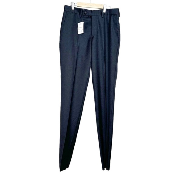 NWT Ted Baker Men's 29R Grey Wool Dress Pants - Picture 1 of 11